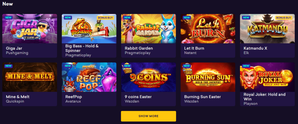 SpinBit casino games | SpinBit